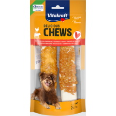 Vitakraft Delicious Chews XL Hondensnacks met Kip 2 Stuks 180g