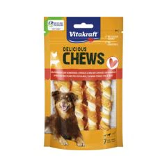 Vitakraft Deli Chews Spiral Snack à Mâcher pour Chiens Petits et Moyens 7 Pièces