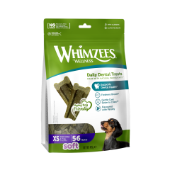 Whimzees Soft Sachet Value Snacks Dentaires pour Très Petits Chiens 420g 56 Pièces