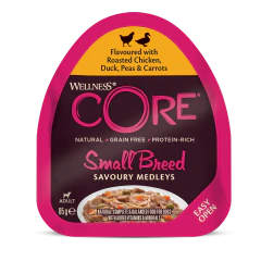 Wellness Core Savoury Medleys Canard Small Breed Pour Chien 85g
