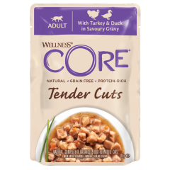 Wellness CORE Tender Cuts - 85g au poulet et canard en sauce
