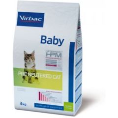 Virbac Veterinary Hpm Baby Pre Neutered pour chat 1,5kg
