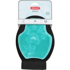 Zolux Anah Gant De Toilettage Double Face Pour Chiens 2 En 1