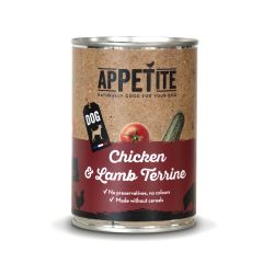 Appetite Adult Terrine au Poulet et l'Agneau pour Chien 150g