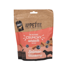 Appetite Crunchy Snack Adult Friandise pour Chien Saumon & Myrtilles 180g