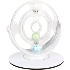 Jouet chat Roue Dita Blanc 26x26x27,5cm