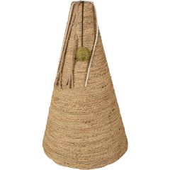Griffoir en Forme De Cone Herbier Marin 30x30x50cm