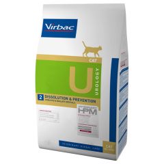Virbac HPM Urology Dissolution & Prevention U2 Kattenvoer 2x7kg