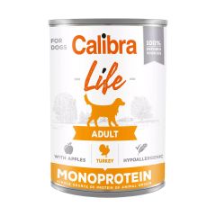 Calibra Life Adult Monoproteïne met Kalkoen en Appel Natvoer voor Hond 6x200g