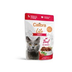 Calibra Life Chat Adulte Sachet au Boeuf 85g