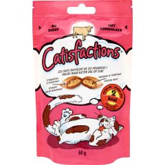 Catisfactions Chat Friandises Au Boeuf Friandises de récompense 60g