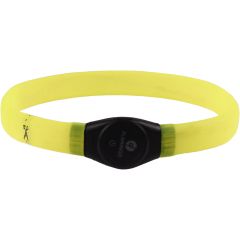 Collier Led Visio Light Jumbo Jaune 35/64cm 7mm