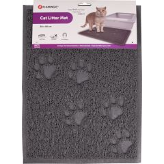 Tapis Pour Bac a Litière Tumbi Gris 30x40cm