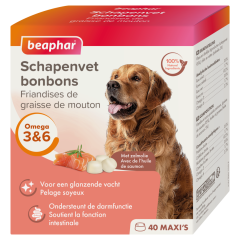 Beaphar Schapenvet Bonbons Zalm 245g