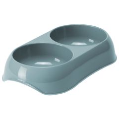 Magic Cat Gamelle Double En Plastique - Blue - 2*200ml
