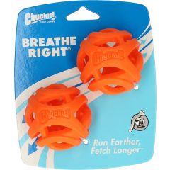 Chuckit Breathe Right Fetch Ball Medium 2 Pk