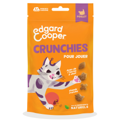Edgard & Cooper Crunchies Friandises Pour Chat Au Poulet 50g