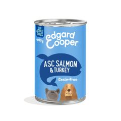 Edgard & Cooper Adult Natvoer voor Hond Zalm & Kalkoen 400g