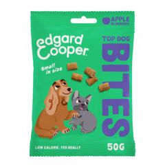 Edgard & Cooper Top Dog Bites Small met Appel & Blauwe Bessen 50g