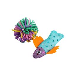 Jouet Poisson + Balle pour chat