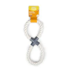 Good Corde pour Chien Forme 8 Blanche 38cm
