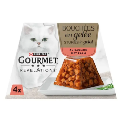 Gourmet Revelations Bouchées en Gelée au Saumon 4x57g