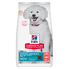 Hill's Science Plan Hypoallergenic pour Chien Adulte Petites et Très Petites Races au Saumon 1,5kg