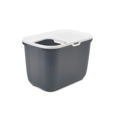 Savic Hop In Bac à Litière Anthracite 58,5x39x39,5cm