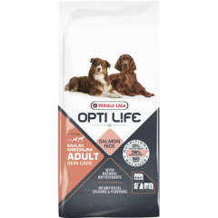 Opti Life Adult Skin Care Medium & Maxi Croquettes Pour Chiens 12,5kg