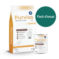 Purviso Veterinary Diets Gastrointestinal Kit de Test pour Chien 3kg & 400g