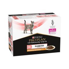 Purina Pro Plan Veterinary Diets DM Diabetes - kattenvoer -  10x85g