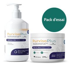Purviso Plus Hair & Skin + Salmon Oil Kit de Test