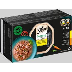 Sheba Nature's Collection Gevogelte Selectie In Saus Kuipjes 8x85g