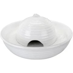 Trixie Vital Flow Fontaine d'Eau en céramique pour Chiens et Chats 1,5L 28x28x12cm
