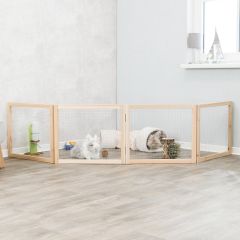 Trixie Indoor Huisdierenren 4 Panelen Hout 60-240x50cm