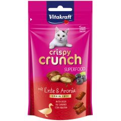 Crispy Crunch Superfood pour Chat au Canard Et Baies D'aronia 60g