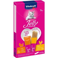 Jelly Lovers Friandises pour Chat au Poulet & Dinde 6x15g