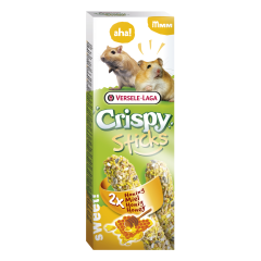 Crispy Sticks Hamster-Gerbil Honing 2 stuks 110g