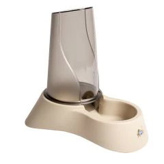 Distributeur d'Eau et Nourriture Nuvola 2 Mocaccino 18x26x26cm 1,5l