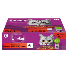 Whiskas Classic Meals Nourriture Humide Pour Chat 60x85g