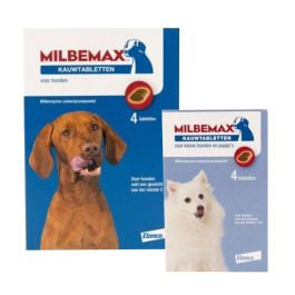 Milbemax Kauwtabbletten - Ontwormen Hond - Anti-parasiet Milbemax ...