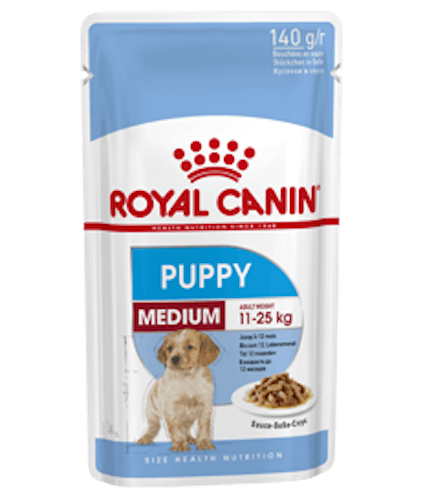 Royal Canin Puppy Natvoer Hond 10x 140g - Standaardvoer Hond Royal Canin Size | Pharmapets_BE
