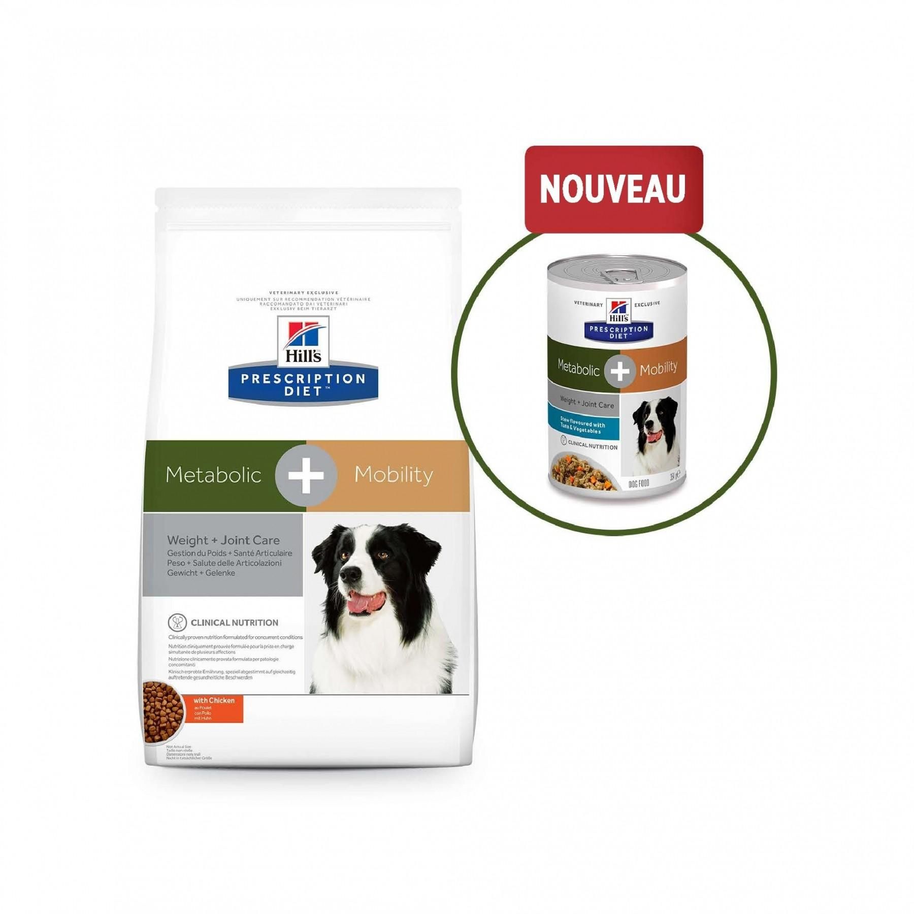 Hillu0027s Prescription Diet Metabolic + Mobility croquettes pour chien au  poulet