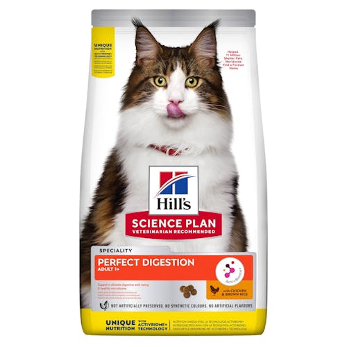 Onaangeroerd vlam Kudde Hill's Science Plan Adult Perfect Digestion -kattenvoer- 3kg -  Gezondheidsvoer Kip Kat Science Plan | Pharmapets_BE