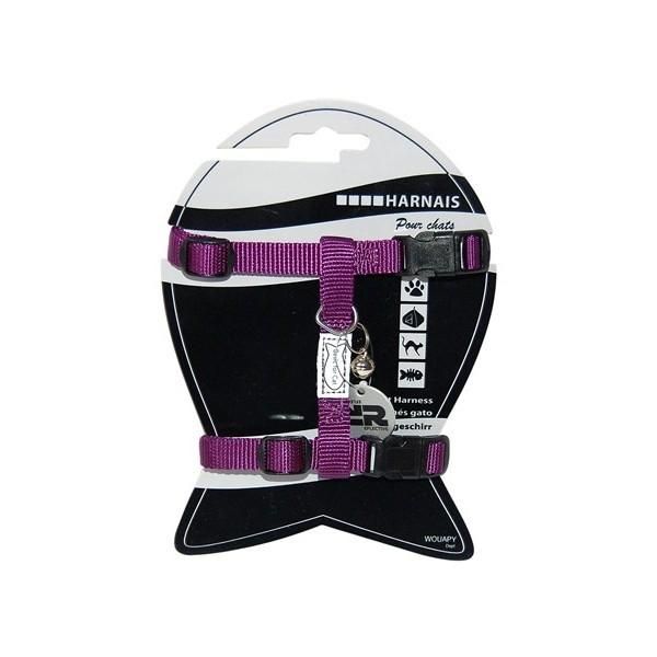 Harnais Pour Chat Basic Line Laisses Harnais Chat Activite Exterieure Wouapy Vetostore