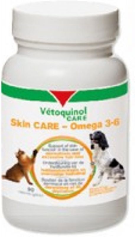 Vetoquinol Care Omega 3-6 90caps - Huid-Allergie-Jeuk Hond Vetoquinol |  Pharmapets_NL