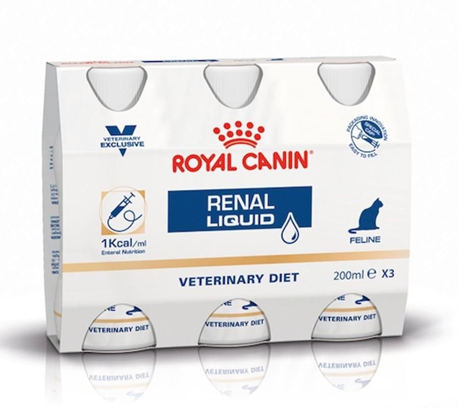 Royal Canin Renal Liquid Chat 3 Flacons De 200ml Humide Chat 