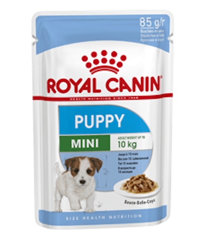 stewardess Bont kader Royal Canin Mini Puppy Natvoer Hond 48x 85g - Standaardvoer Hond Royal Canin  Size Nutrition | Pharmapets_BE