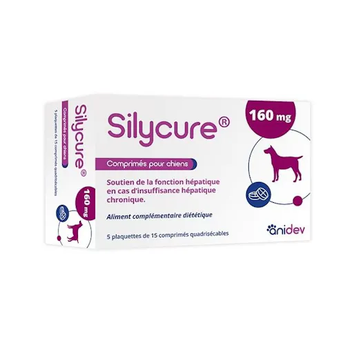 Silycure 160mg 75 Comprimes Foie Coeur Chien Complements Alimentaires Anidev Vetostore Silycure 160mg 75 Comprimes Foie Coeur Chien Complements Alimentaires Anidev Vetostore