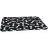 Fleece Deken Botmotief Zw 100x70cm